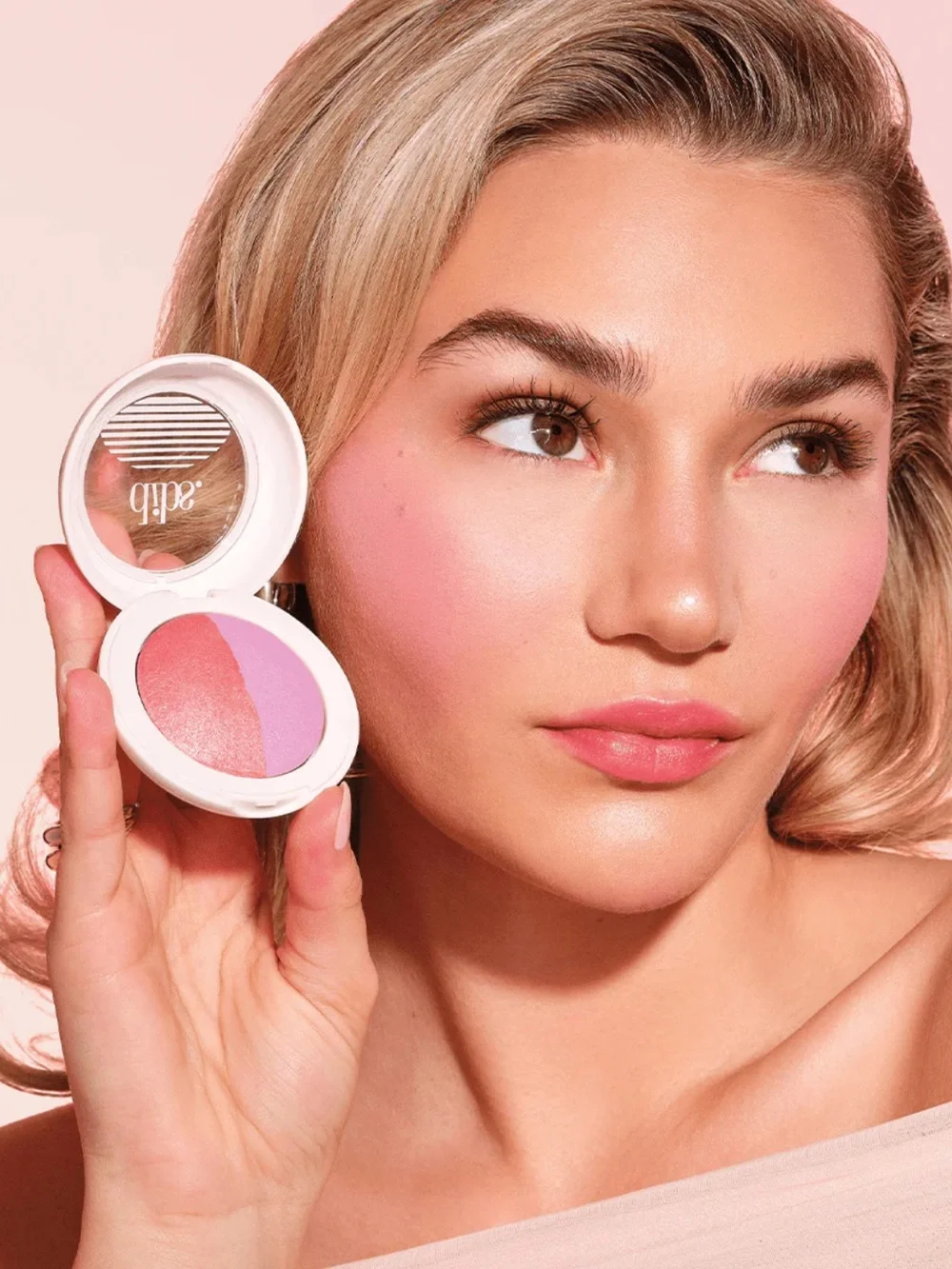 NIB Dibs Beauty The Duet Baked Blush Pop Star